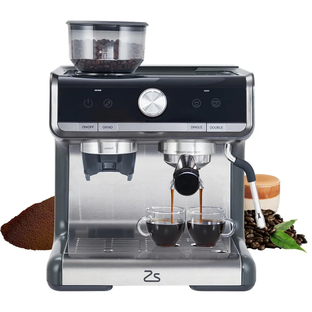 Espressomaschine, mit Mahlwerk, 2,8 L Wassertank
